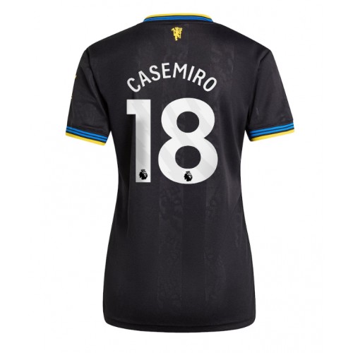 Maglia Calcio Manchester United Casemiro #18 Terza Divisa Donna 2025-26 Manica Corta